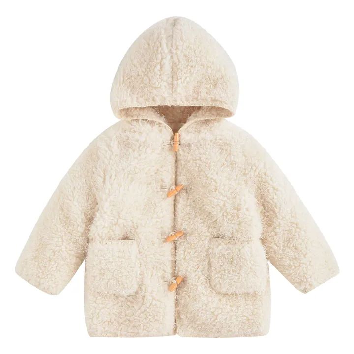 Manteau Façon Fourrure Dimia | Crème- Image produit n°1