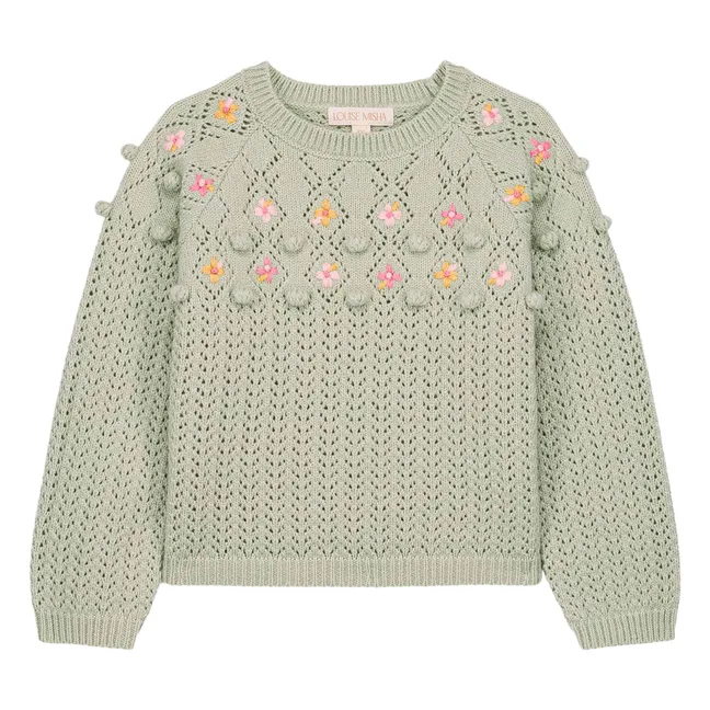 Pull Vakita Laine | Vert amande