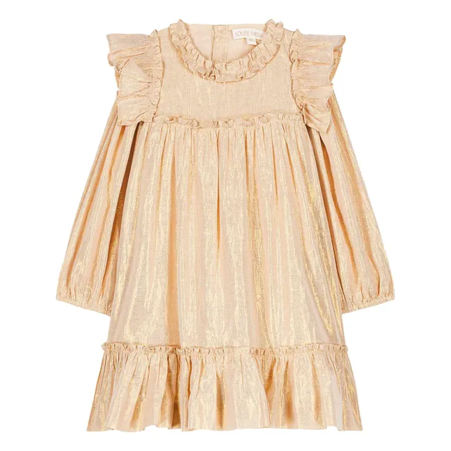 Nolia Metallic-Kleid | Gold