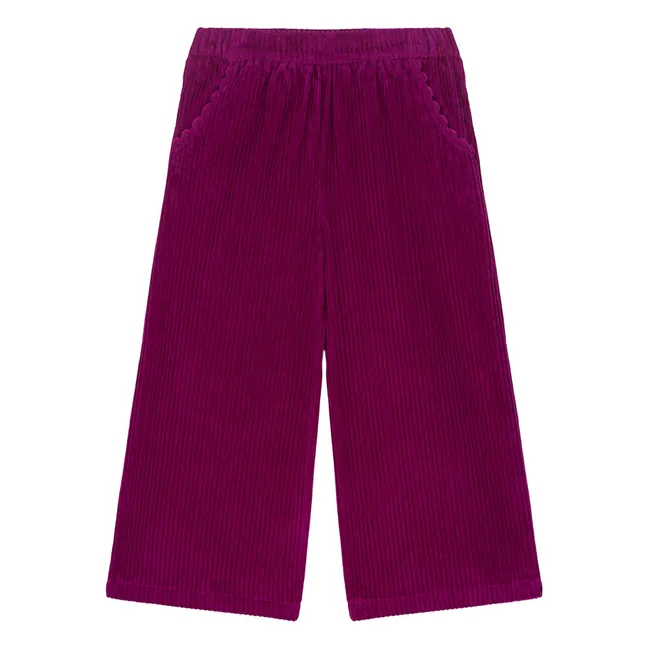 Flor Velours Hosen | Framboise