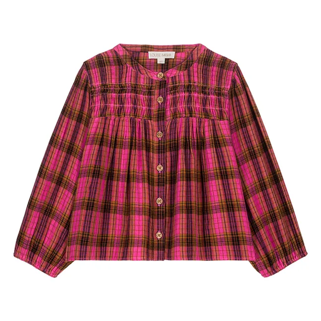 Blouse Jallyli Coton Bio | Rose fuschia