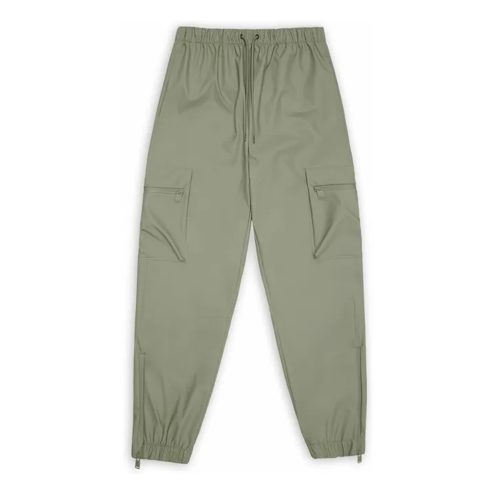 Pantalon Imperméable Cargo Regular W3 | Vert kaki clair- Image produit n°0