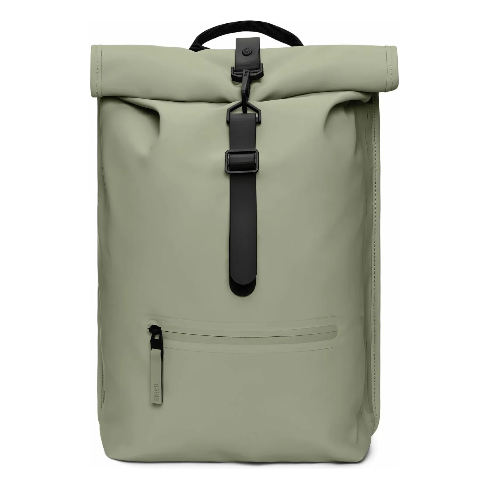 Rains Light Khaki Rolltop W3 Backpack