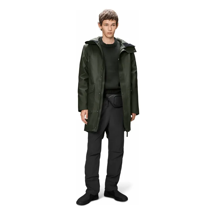 Chaqueta parka larga Nome W3T3 | Verde Oscuro- Imagen del producto n°5