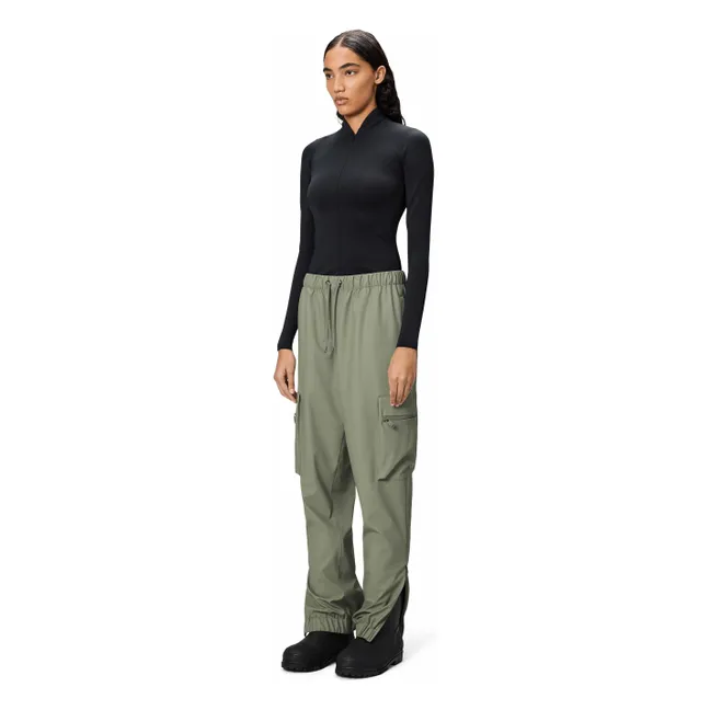 Pantalon Imperméable Cargo Regular W3 | Vert kaki clair