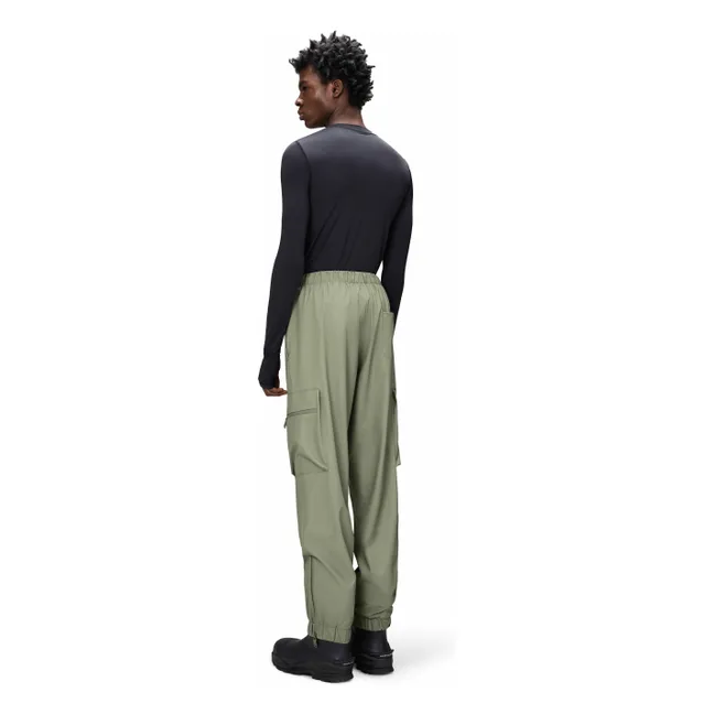 Pantalon Imperméable Cargo Regular W3 | Vert kaki clair