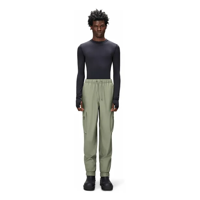 Pantalon Imperméable Cargo Regular W3 | Vert kaki clair