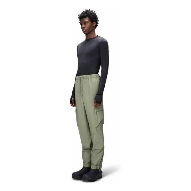 Pantalon Imperméable Cargo Regular W3 | Vert kaki clair