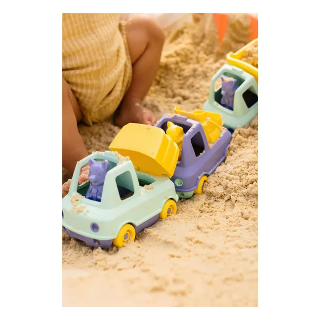 Camion poubelle | Turquoise