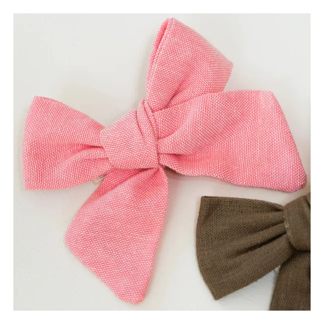 Barrettes Nœuds - Set of 2 | Pink