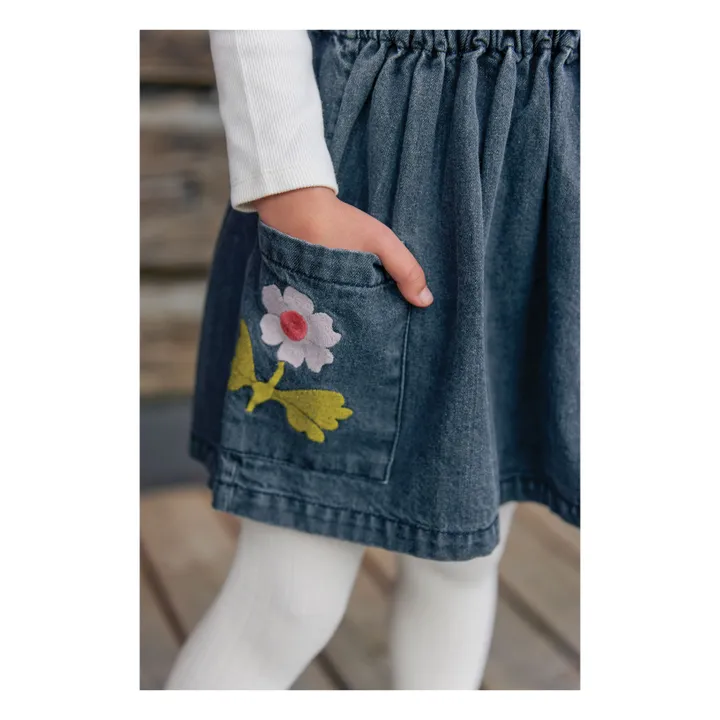 Mochi skirt | Denim grey- Product image n°3