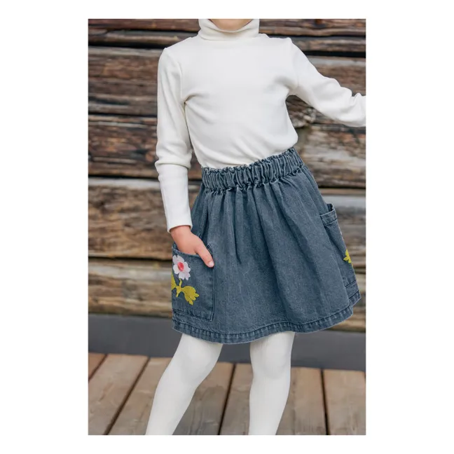 Jupe Mochi | Denim gris