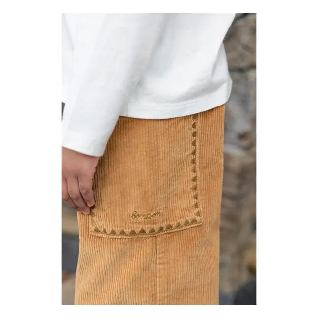 Pantalon Liocha Velours Côtelé | Camel