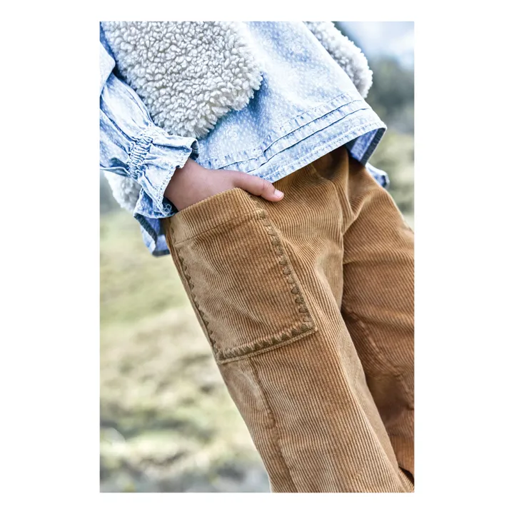 Pantalones de pana Lyocha | Camel- Imagen del producto n°8