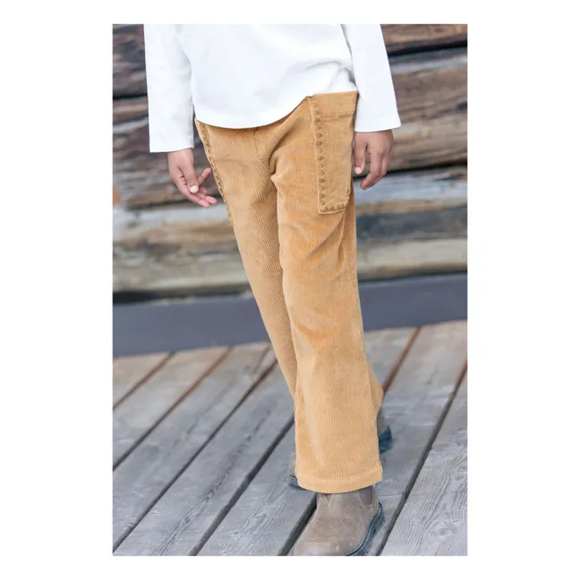 Pantalon Liocha Velours Côtelé | Camel
