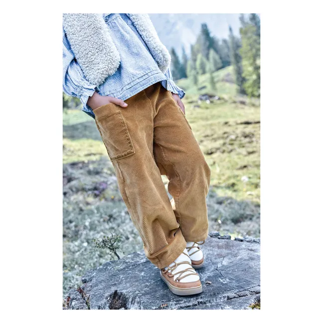 Pantalon Liocha Velours Côtelé | Camel