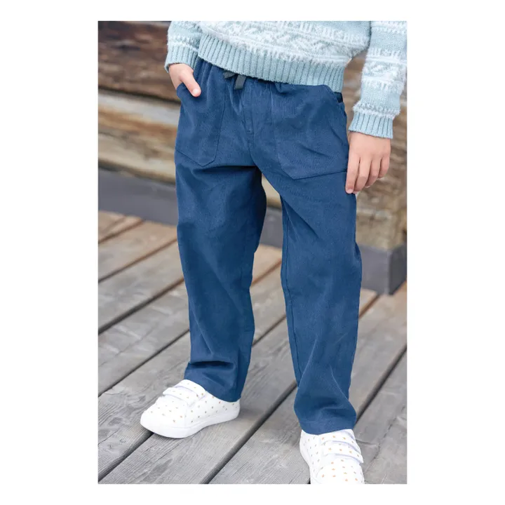 Pantalon Batcha | Bleu marine- Image produit n°1
