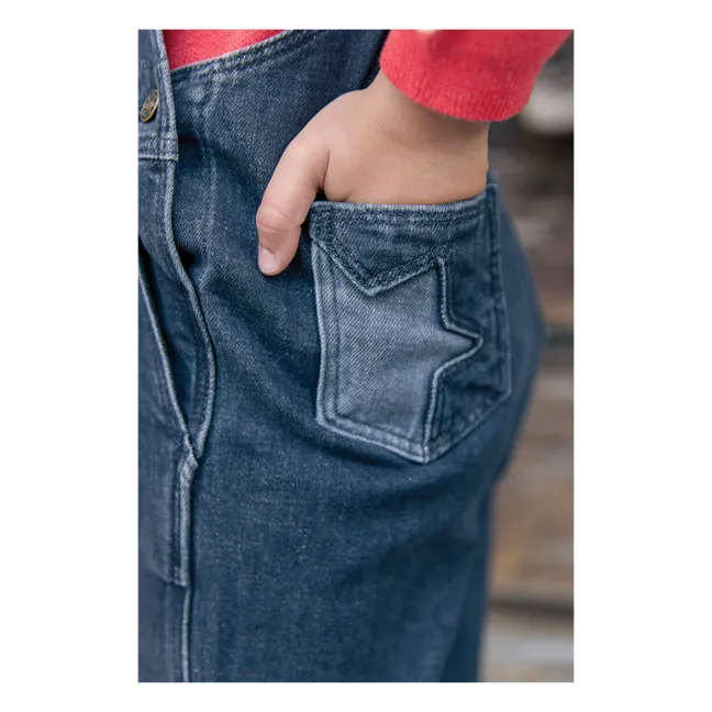 Salopette Moka | Denim gris