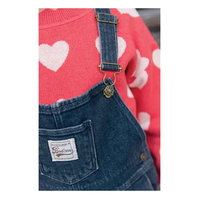 Salopette Moka | Denim gris