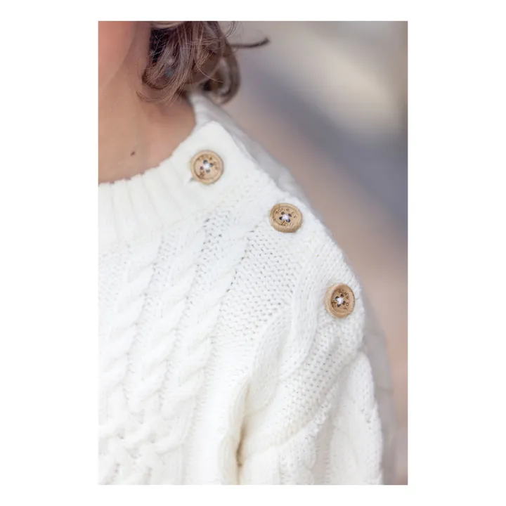 Maylon Wool Sweater | Ecru- Product image n°2