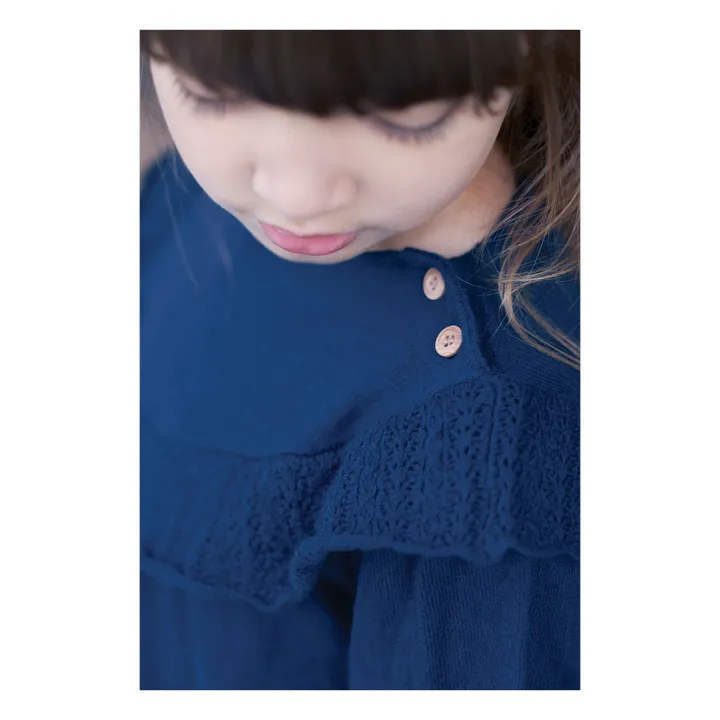 Margot sweater | Navy blue- Product image n°3