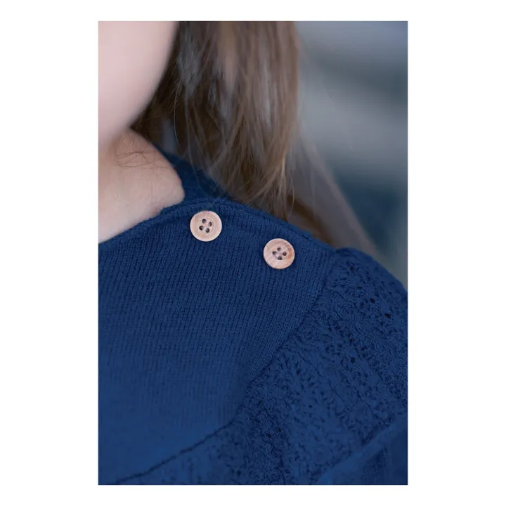 Margot sweater | Navy blue- Product image n°2