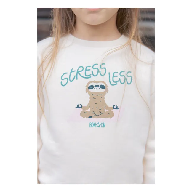 Sweatshirt Stress Less | Seidenfarben
