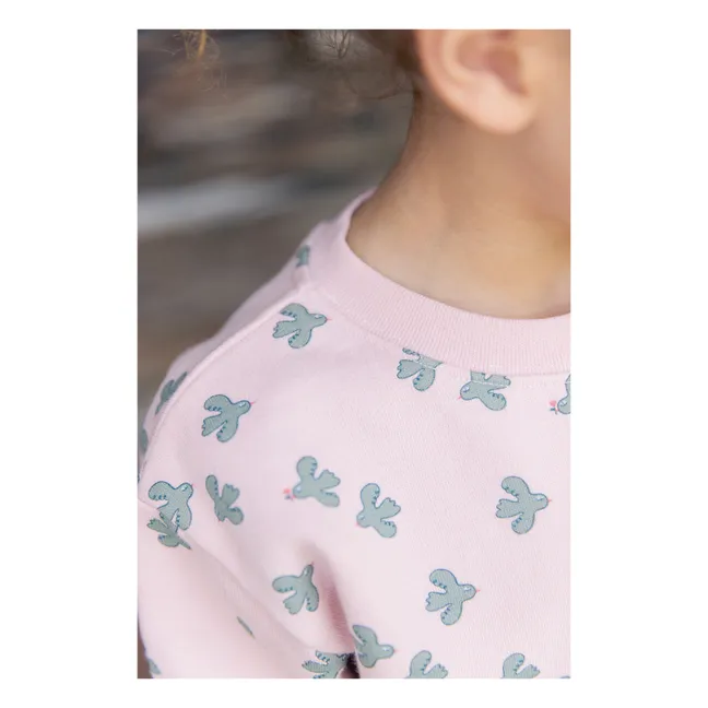 Sweatshirt Birdy | Blassrosa