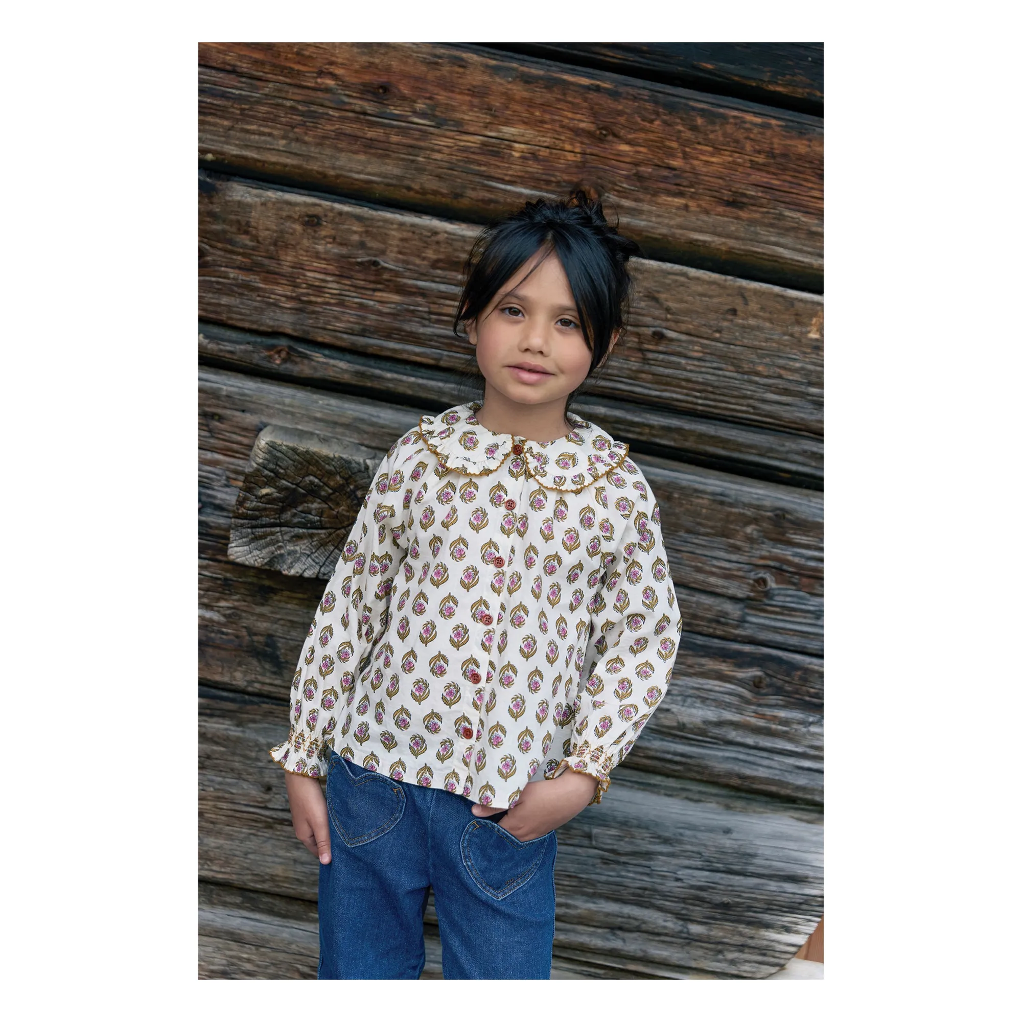 Bonton Ecru Fig Shirt