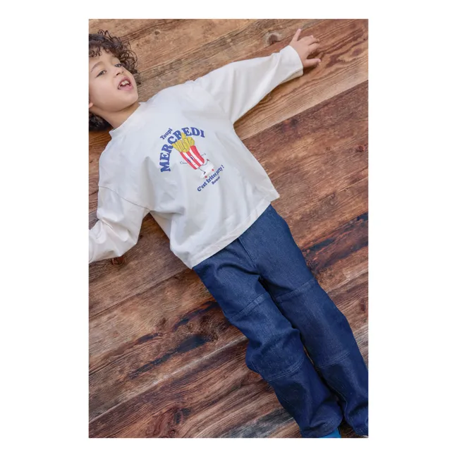 T-shirt Mercredi | Ecru