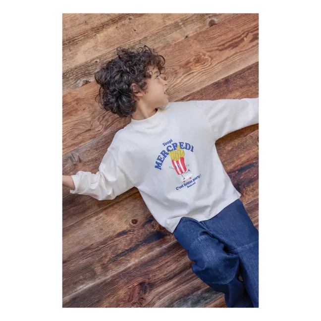 T-shirt Mercredi | Ecru