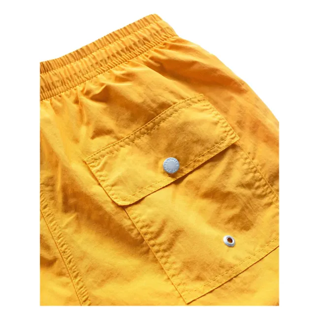 Bañador de fibra reciclada Solid Ocean | Amarillo Girasol