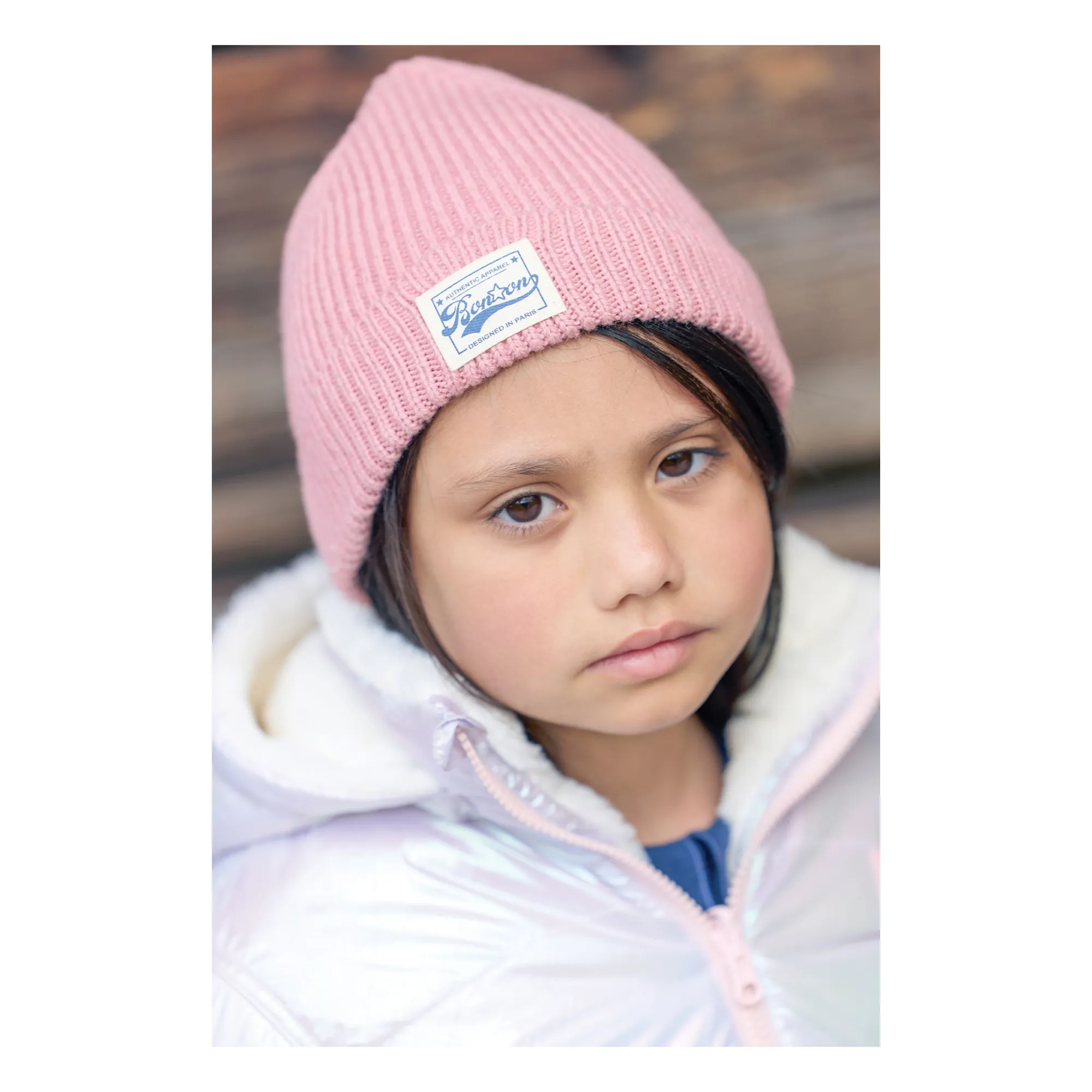 Bonton Pink Blueberry Cap Merino Wool