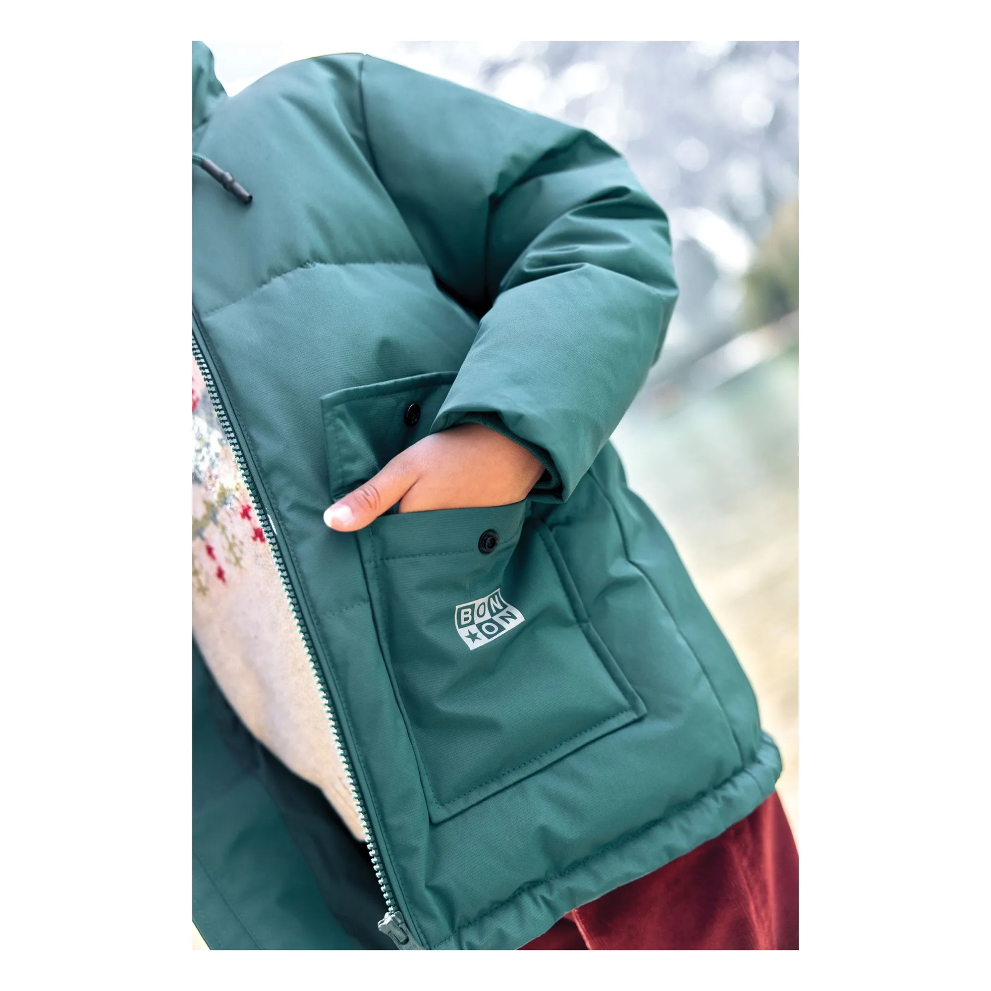 Bonton Teal Mountain Down Jacket