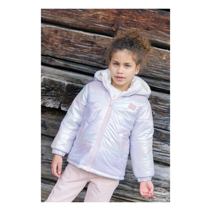Chaqueta de plumón reversible Moove | Blanco- Imagen del producto n°1