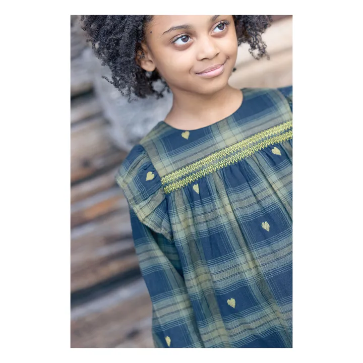 Robe Delia | Vert foncé- Image produit n°3