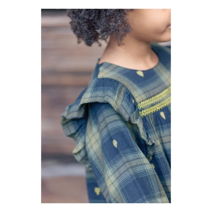 Robe Delia | Vert foncé- Image produit n°2