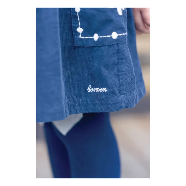 Jupe Ruche | Bleu marine