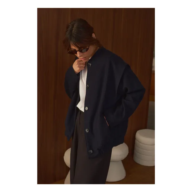 Mantel Philo Wolle - Damenkollektion | Navy