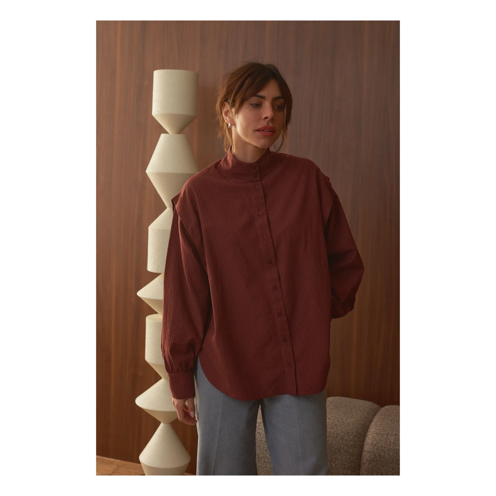 Marlot Paris Women's Brown Alice Shirt - Collection