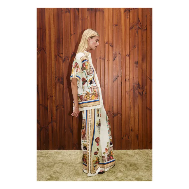 Mercado Leinenhemd | Seidenfarben