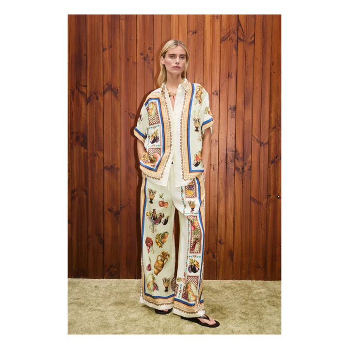 Chemise Mercado Lin | Ecru- Image produit n°1