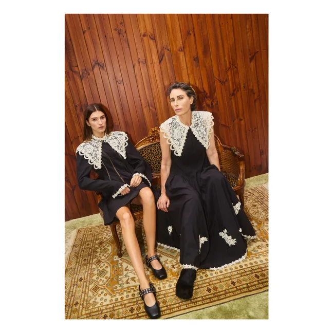 Apollonia-Kleid | Schwarz