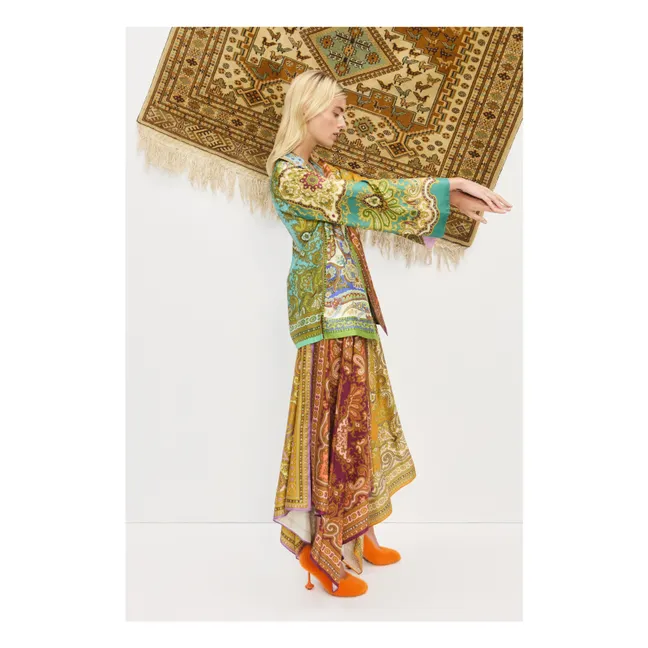 Camicia in seta Clemenza | Verde