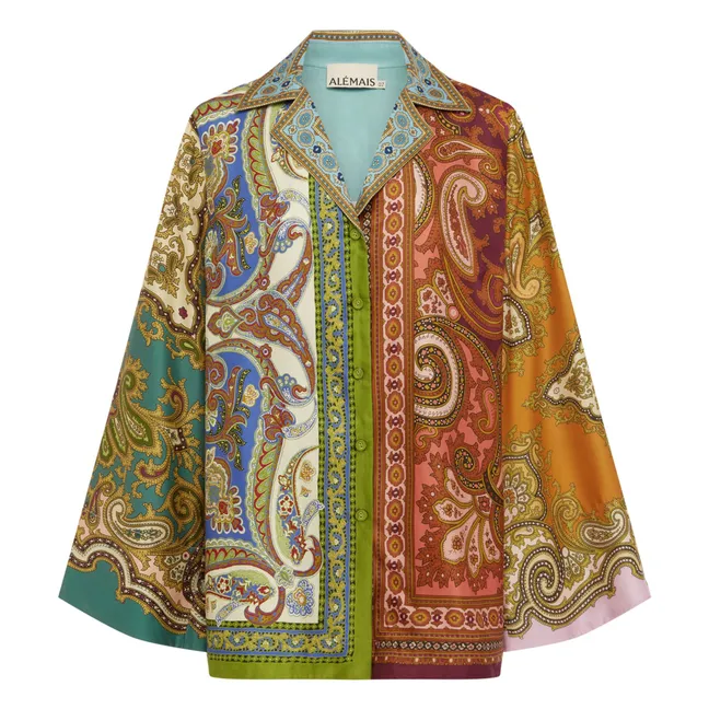 Camicia in seta Clemenza | Verde