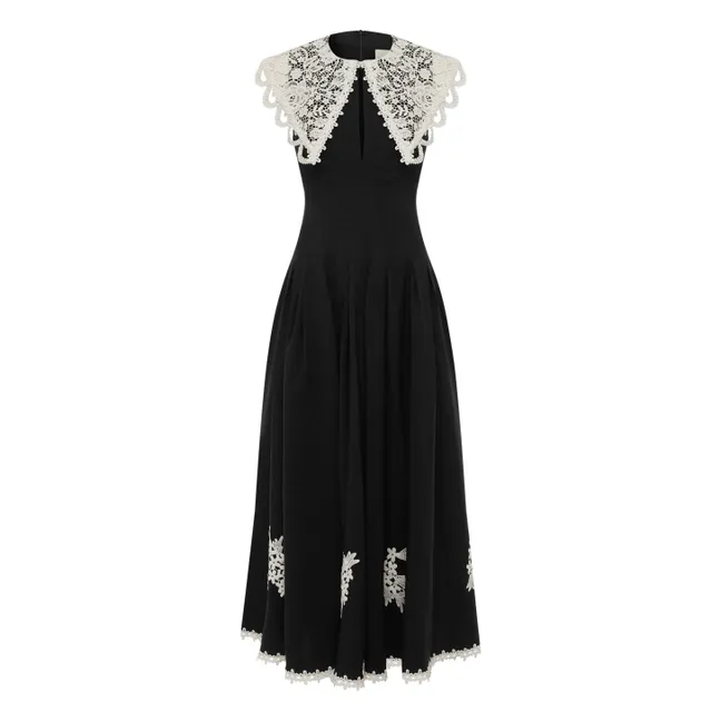 Apollonia-Kleid | Schwarz