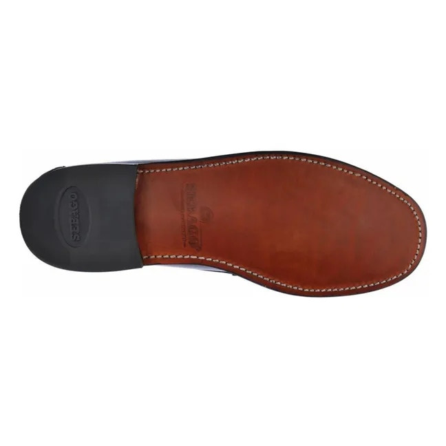 Mocassins Bicolore Classic Dan | Noir/Blanc