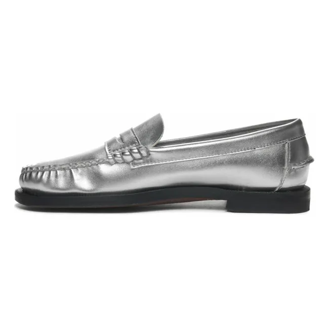 Mocasines Dan Metallic | Plateado