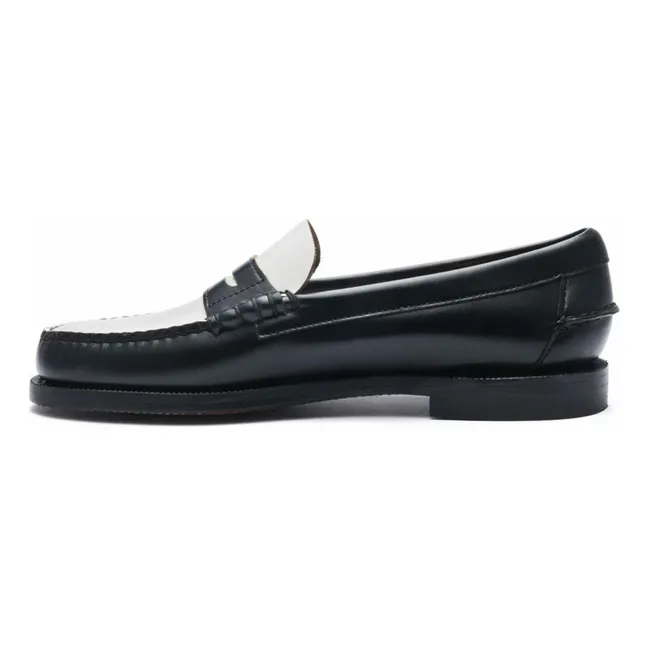 Mocasines Bicolore Classic Dan | Noir/Blanc