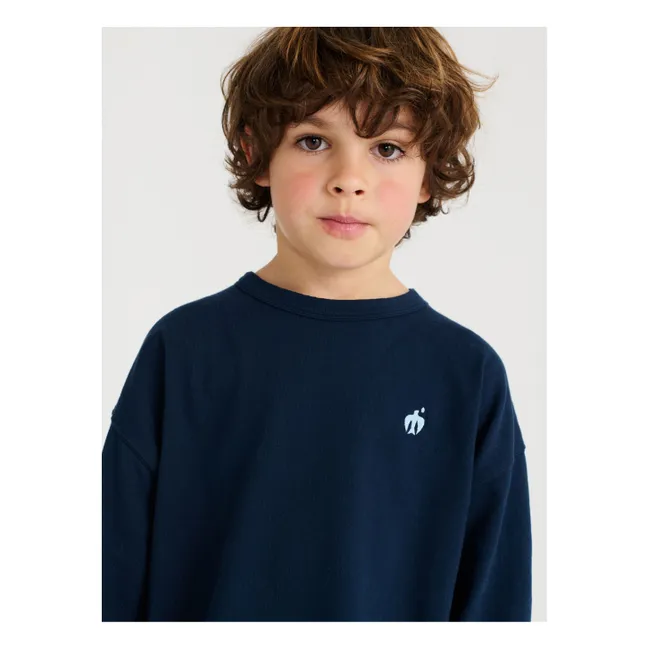T-shirt N°2 Organic cotton | Navy blue